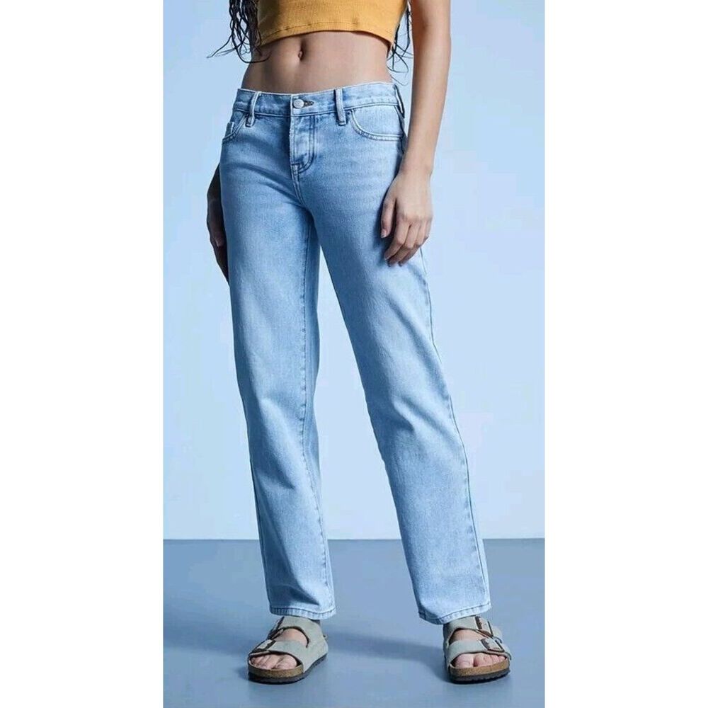 New Pacsun Light Blue Low Rise‎ Straight Leg JeansSize 26 Women's